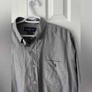 Vintage Ralph Lauren Yarmouth Houndstooth Dress Shirt 17 34/35